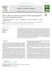 Effect of reflected Ar neutrals on tantalum diboride coatings prepared by direct current magnetron sputtering